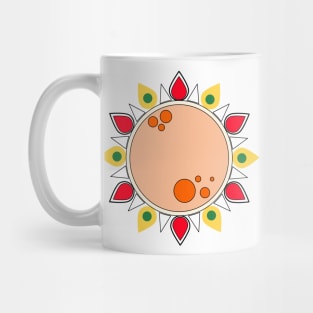 Sunflower (red) Mug